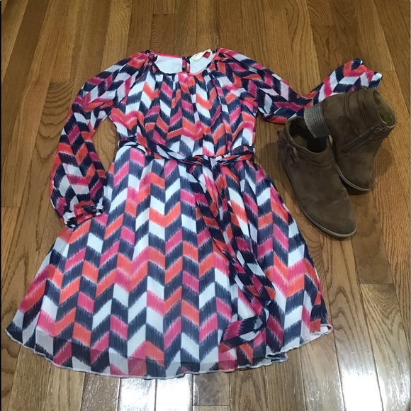 Red Camel Girls long sleeve Shear Dress - Picture 1 of 1